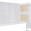 Lit de jour en bois massif avec lit gigogne simple et armoire, blanc-121105975-121105977