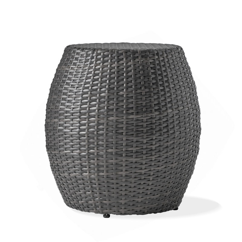 14.00" Wicker Outdoor Patio Side Table | Gift Idea