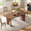 63" Dining Table For 4-6, Farmhouse Rectangular Kitchen Table, Large Dinner Table For Kitchen, Dining Room
