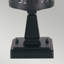 Flor Black Metal Pier Mount Light