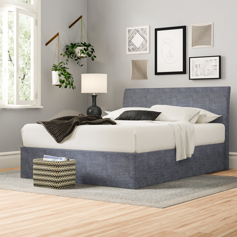 Magdalen Upholstered Ottoman Storage Bed, Kingsize (5')