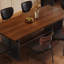 Ensemble de table de salle à manger écologique en bois massif-109026654