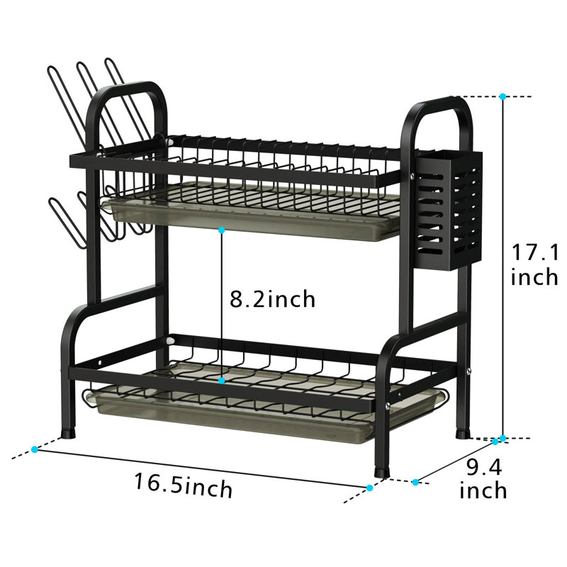 Arwin Adjustable Two Tier Dish Rack