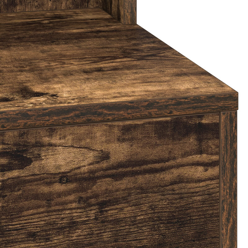 Engineered Wood, Mirror 50 X 41 X 135 Cm Mirror, Smoked Oak