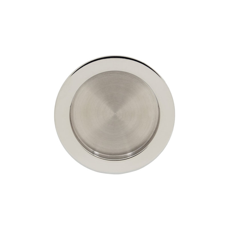 Quincaillerie de porte encastrée, Acier inoxydable poli