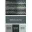 Tapis de zone verte/noire contemporaine-830859334
