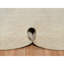 Tapis rond blanc pur en laine noué à la main 11 pi 4 po x 11 pi 4 po 8A929CCF18014D7592327A30F4983DA5