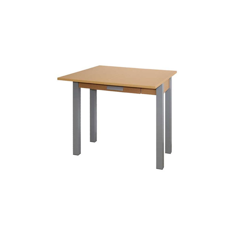 Georgy Extendable Dining Table, Cherry, Grey