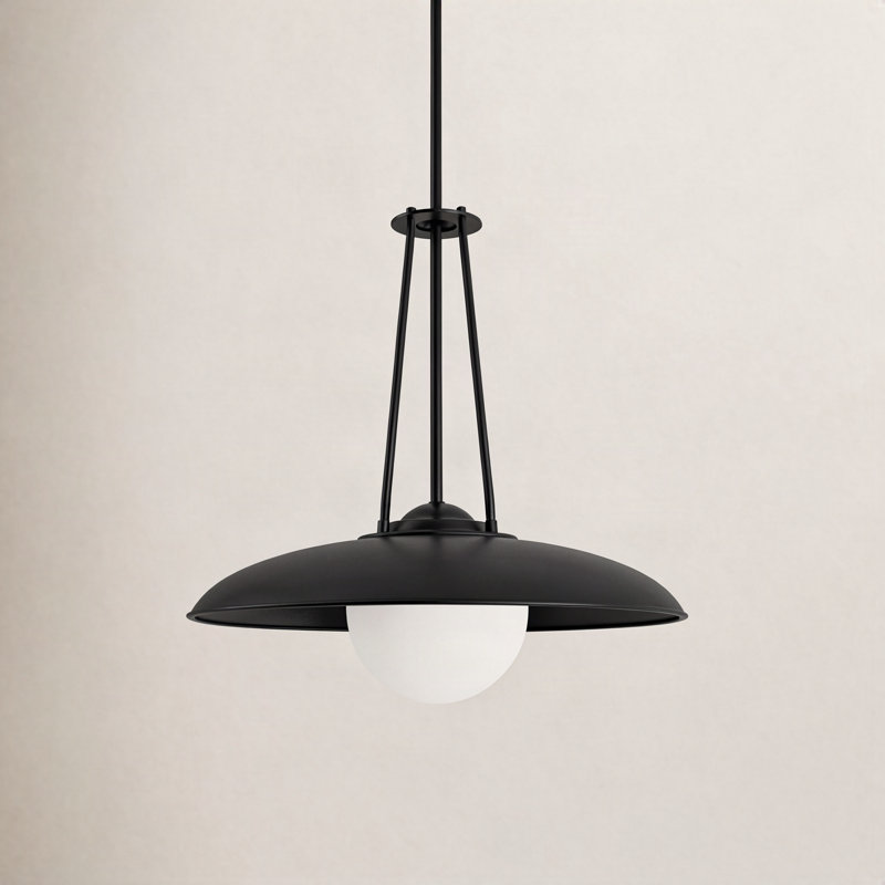 Aurelia Exton 1 - Light Dome Pendant, 23.38" H x 24.25" W x 24.25" D