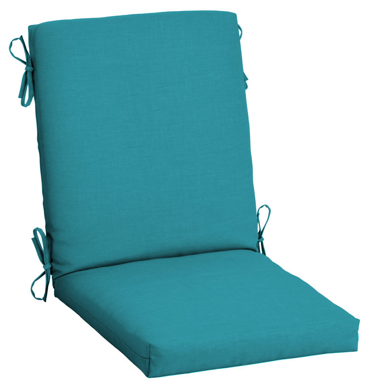 ARDEN Outdoor Lounge Chair 3.5" Cushion, 3.5" H x 20" W x 20" D, Lake Blue