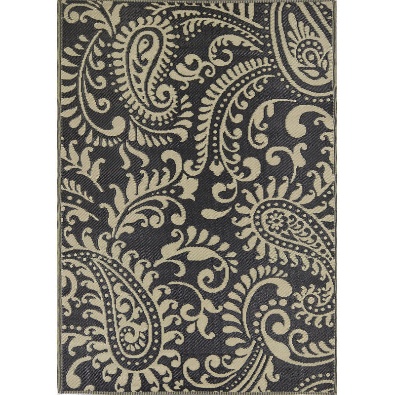 Franoise Geometric Indoor / Outdoor Rug, Rectangle 5' x 7'