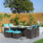 8 - Person Wicker Patio Dining Set with Square Table , Cushions Included-93913456-93913453