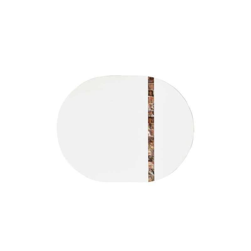Lacquer Shell Placemats, White
