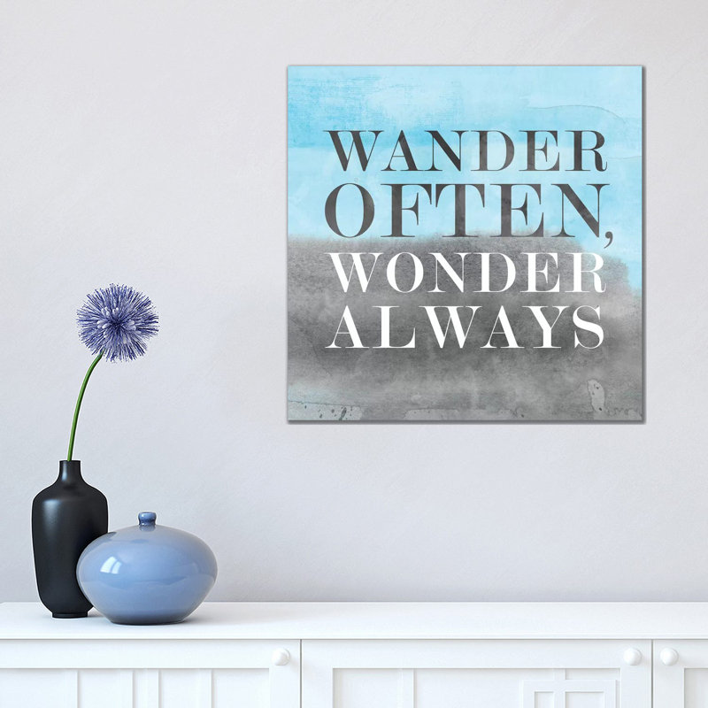 Wander Often, Wonder Always II by PI Studio - Wrapped Canvas Gallery-Wrapped Canvas Giclée, 45.72 cm H x 45.72 cm W