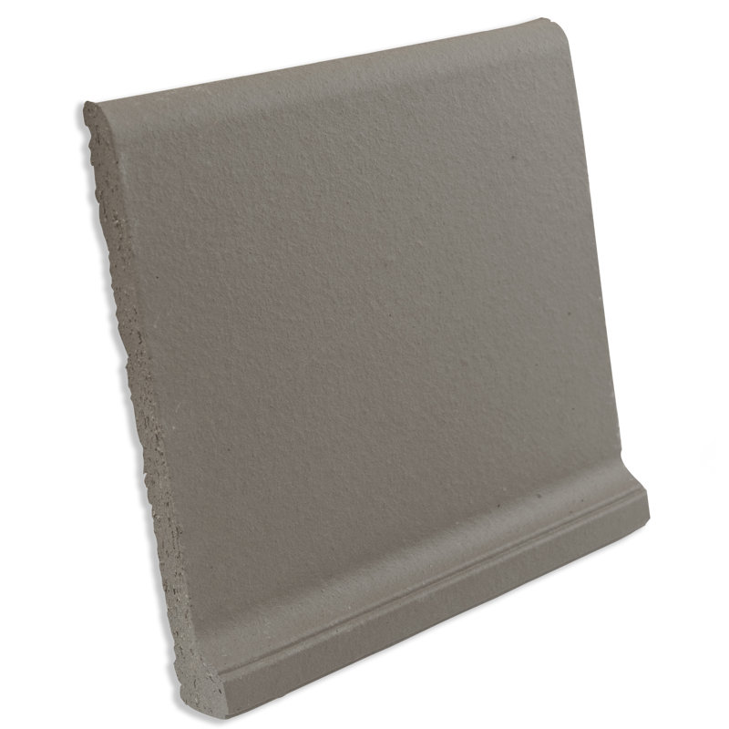 Quarry Cove Base 5-7/8 In. X 5-7/8 In. Ceramic Floor And Wall Trim, Gray