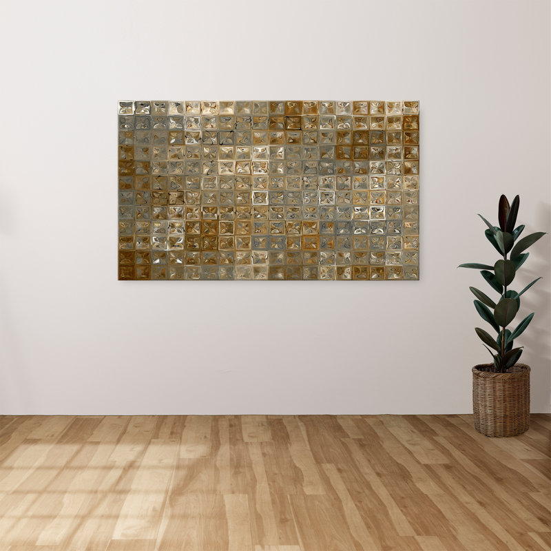 «Tile Art # 6 2013», impression sur toile, H 24 po x l 40 po x P 1,5 po, Toile tendue