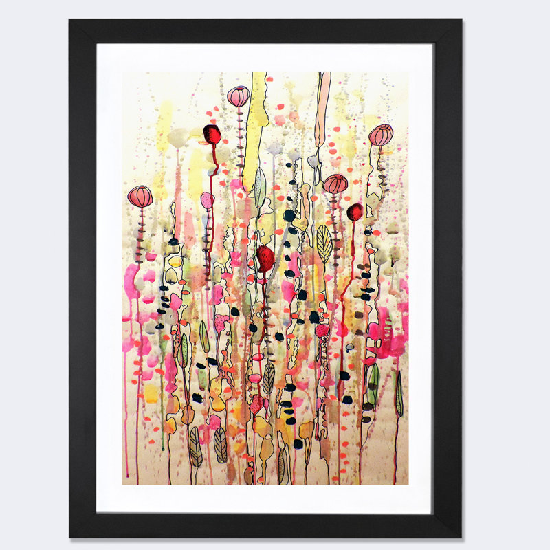 Samsara par Sylvie Demers - impression sur papier, H 24 po x l 16 po x P 1 po, Cadre noir