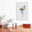 Flamingo Blue & Yellow - Print-52799681-52799690