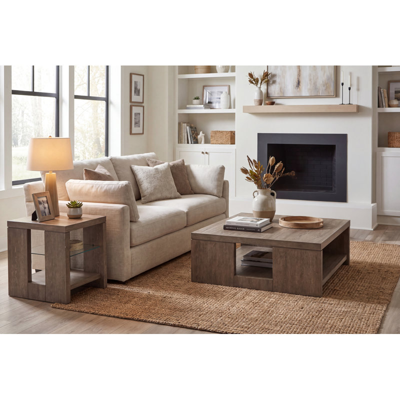 Table basse Gragg, 16.5" H x 50" L x 50" W