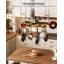 Porte-casseroles suspendus, supports à casseroles vintage pour la cuisine, support à casseroles fixé au plafond, support pour casseroles et poêles