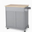 Chariot de cuisine moderne avec rangement et roulettes pivotantes