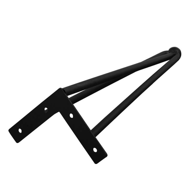 Pieds de table en épingle Cleitus, 18" H x 4.75" W x 4.75" D