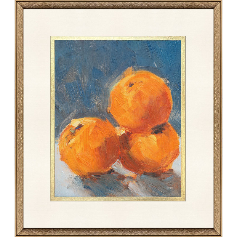 Art encadré pile orange