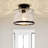 Lonnetta Glass Semi Flush Mount Ceiling Light-128004514