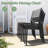 Betania Rectangular 6 - Person Outdoor Dining Set - Extendable Aluminum Table, 6 Armless Chairs-676835657