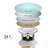 Bathroom Sink Pop Up Drain Stopper with 12" tailpiece, with Overflow-88893316