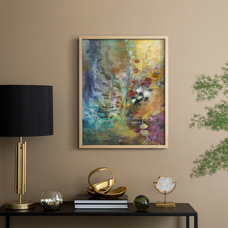«Fall Fling», reproduction encadrée - bois massif, Naturel, H 21 po x l 17 po
