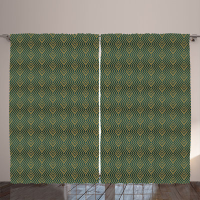 Semi Sheer Curtain Pair