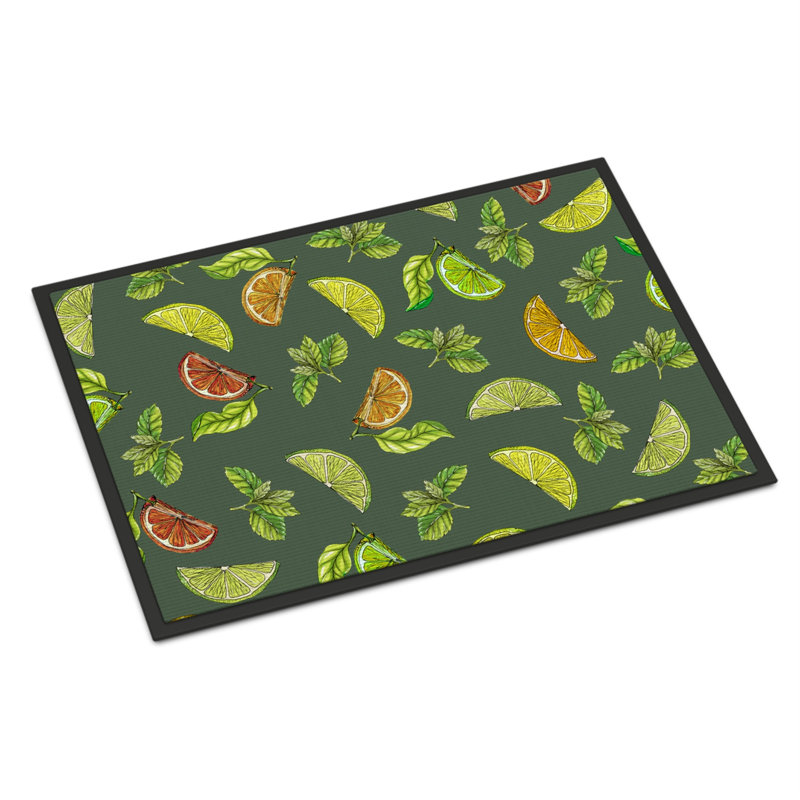 Rug, Green, Rectangle 1'6" x 2'3"