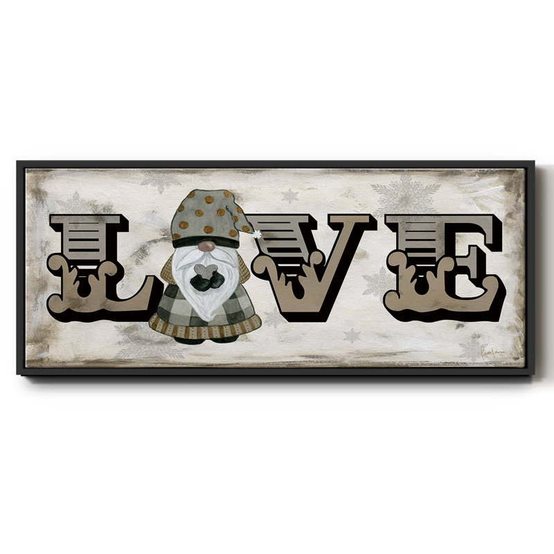 «Winter Wonderland Friend Love», toile encadrée