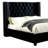 Caleb Black Wood Frame Eastern King Platform Bed
