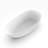 artificial stone solid surface freestanding bathroom bathtub
