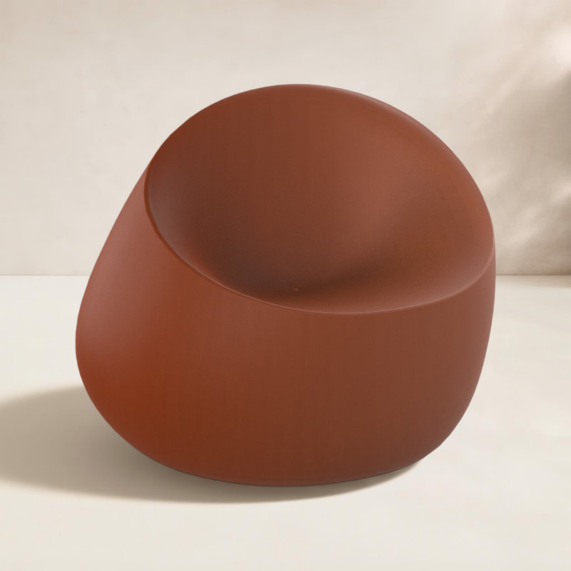 Stone Patio Chair, Clay