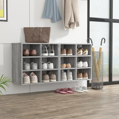 12 Pair Flip Down Shoe Storage