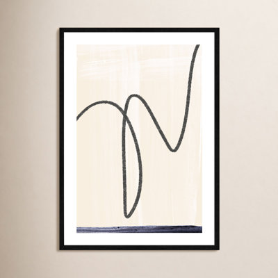 'Departured I' - Picture Frame Painting Print on Paper