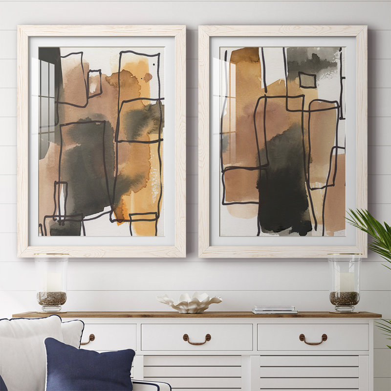 Impression rétro encadrée I-Premium - prête à être suspendue, Toile avec cadre blanc, H 27,5 po x l 75 po x P 1,5 po