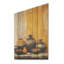 Artistique de poterie jaune artistique I - Boho Pottery Wood, art mural sur bois de pin naturel-1638216390