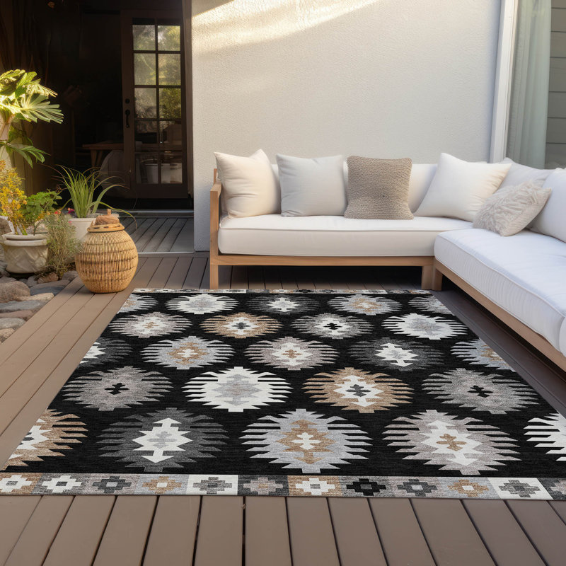 Tapis Chayden avec envers antidérapant, Rectangle 8 pi x 10 pi