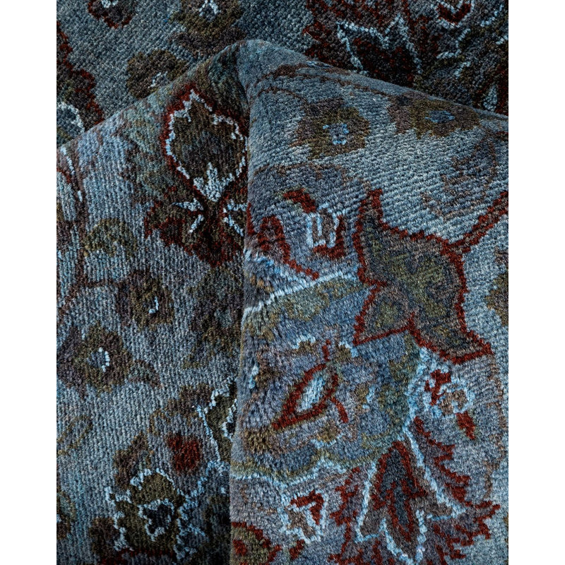 Fine Vibrance One-of-a-Kind 4' 1" X 6' 6" Hand Knotted Area Rug