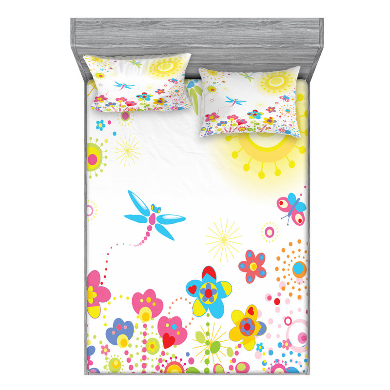 Microfiber Sheet Set, Full Sheet Set with Fitted Sheet and 2 Pillowcases