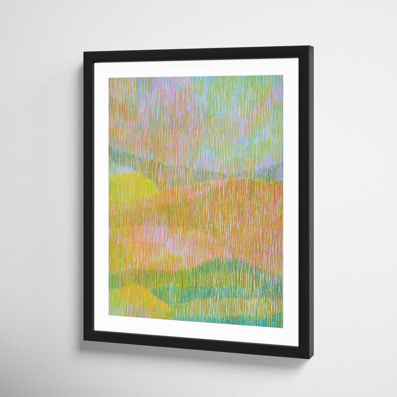 Summerhill by Jacques Pilon, 25" H x 20" W x 1.25" D, Black