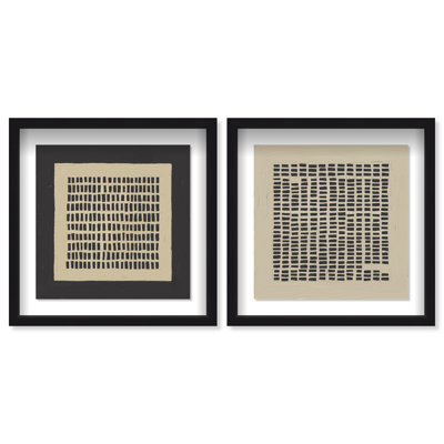 Tiny Windows Set Framed Graphic Art