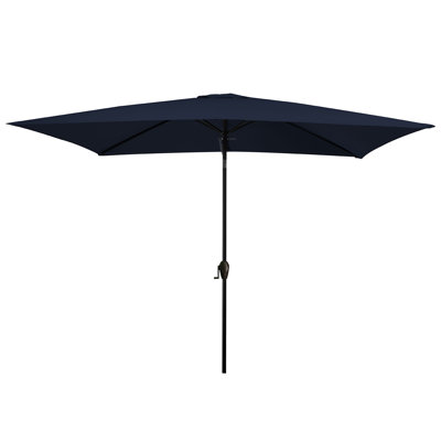 Jenesys 120'' x 79.2'' Rectangular Market Umbrella