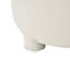 Chaise d'appoint en polyester crème pour salon