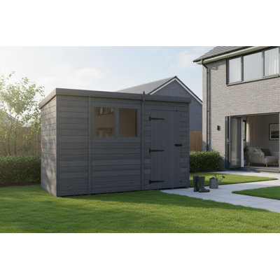 10x4 Pent Composite Shed