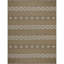 Machine Washable, Non Slip Jute Boho Area Rug Tan/Beige-1333435820